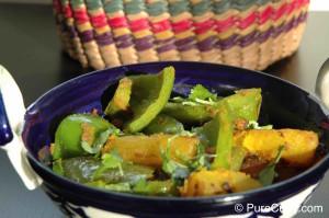 Green Peppers and Potatoes