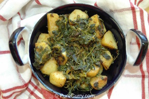 Spiced Fenugreek Leaves