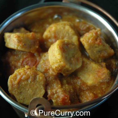Gram flour dumplings, Besan ke Gatte, Besan ke dakre