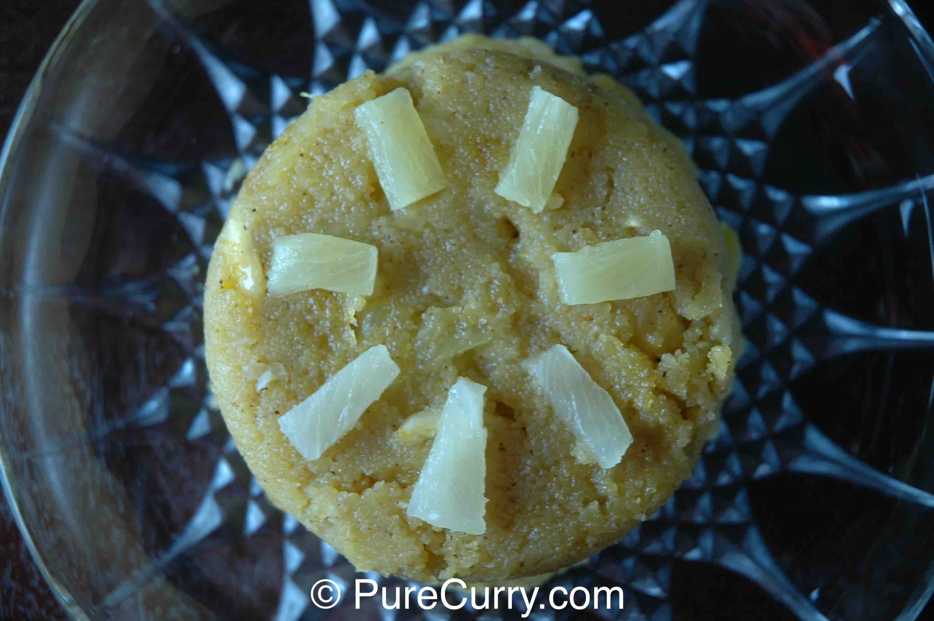 Pineapple Sooji Halwa Sheera