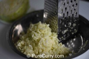 Box Grater, Grated Cabbage